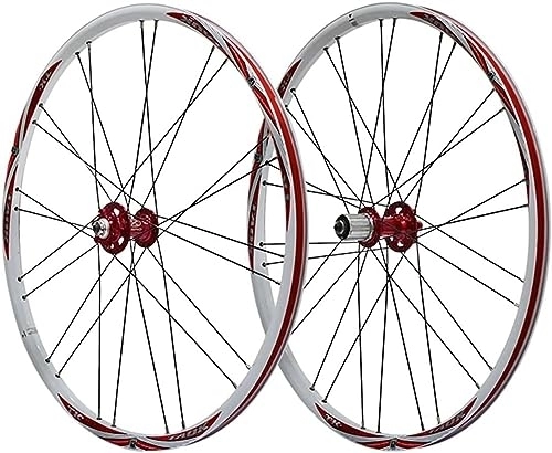 Mountain Bike Wheel : Cycling Wheels Mountain Bike Disc Brake Wheelset 26" Quick Release Bicycle Wheelset Road Bike Wheels