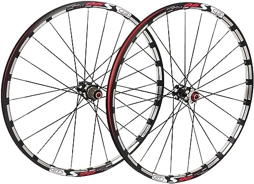 Mountain Bike Wheel : Cycling Wheels Mountain Bike Wheelset 26" 27.5" Rim Disc Brake Quick Release Wheelset For 7 8 9 10 Speed (Color : Onecolor, Size : 27.5inch)