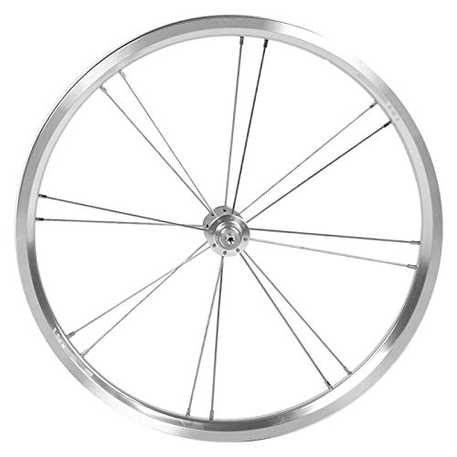 Mountain Bike Wheel : Demeras Folding Bicycle Front 2 Rear 4 Bearing V Brake exquisite workmanship high strength Folding Bicycle Wheelset 20 Inch Mountain Bike Wheel Set for Cycling(Silver)