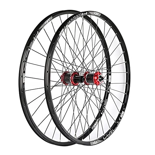 Mountain Bike Wheel : DHMKL 26 / 27.5 / 29 Inch Mountain Bike Wheel, Carbon Fiber Hub / 32 Holes / MTB Off-Road Hill Climbing Competition-Grade Wheels / Ultra-Light Self-Made Wheels / Support 8-12 Speed