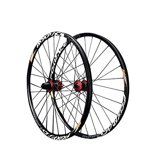 Mountain Bike Wheel : DHMKL 27.5 / 29 Inch Mountain Bike Wheel, Ultra-Light 120 Ring / Disc Brake / Quick Release Barrel Axle Wheel Set / Aluminum Double-Layer Rim / Support 7-12 Speed Cassette Flywheel