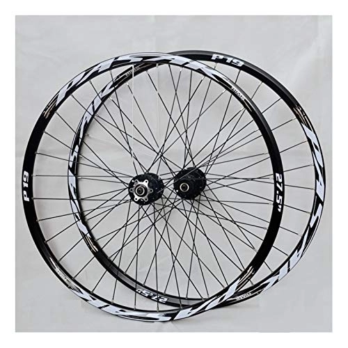 Mountain Bike Wheel : Disc Brake mountain bicycle wheels 26'' 27.5" 29" Alloy Rim Cassette Hub Sealed Bearing QR MTB Bike Wheelset 32Holes 7-11 Speed