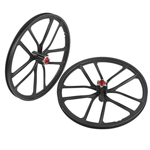 Mountain Bike Wheel : Disc Brake Wheel, Casette Wheel Set Quick Release DIY Installation Stable Performance Black for Mountain Bike