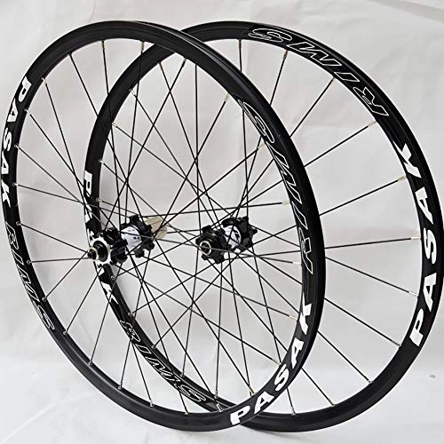 Mountain Bike Wheel : DL 700C 26 Inch Mountain Bike Wheels Aluminum alloy hub with Diameter 572 (mm), White