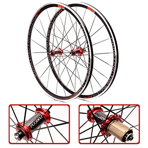 Mountain Bike Wheel : dl Mountain Bike Rims Rear Wheel 28 inch Bicycle Wheelset Double wall Quick Release rim C / V-brake Disc Brake 39 holes 8-9-10-11 speed