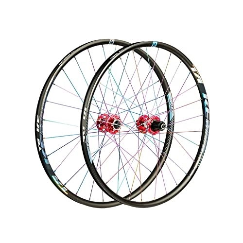 Mountain Bike Wheel : DREANNI Carbon Fiber Wheels Set 26 27.5 29 Inch Mountain Bike Double Wall Section Rims 28 Hole Disc Brake 7 / 8 / 9 / 10 / 11 / 12-Speed Cassette Type Quick Release Sealed Bearings