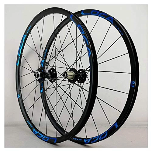 Mountain Bike Wheel : DSHUJC Bike Wheel 26 Inch, Double-Walled Aluminum Alloy Bicycle Wheels Disc Brake Mountain, Bicycle Wheelset Release American Valve 7 / 8 / 9 / 10 / 11 / 12 Speed