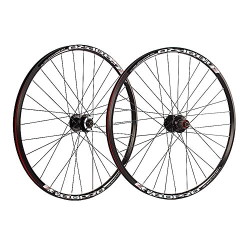 Mountain Bike Wheel : DSHUJC Mountain Bike Wheelset 26 Inches Aluminum Alloy The Classic 6 Pawl 72 Click System Barrel Shaft Quick Release Disc Brake Wheel Set, Suitable for All Kinds of Mountain Bikes And Road Bikes, 2