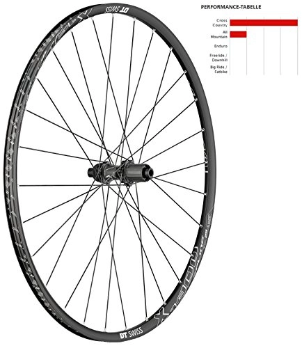 Mountain Bike Wheel : DT Swiss X 1900 Spline 29" TA Boost black 2018 mountain bike wheels 26