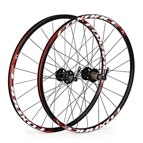 Mountain Bike Wheel : DZGN MTB Wheelset 26"for Mountain Bikes Front And Back Side Double-Walled Light Alloy Rims Bicycle Wheels 6 Palin Bearing Disc Brake QR 1700g 7-11 Speed Cassette Hub