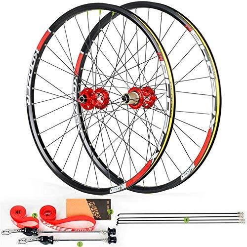Mountain Bike Wheel : Electric Bikes Conversion Kit 26 / 27.5 Inch Bicycle Wheel Set, for All Mountain Aluminum Alloy Wheelset Rapid Release Track Disc Brake 8 / 9 / 10 / 11 Speed Suitable for most bicycles