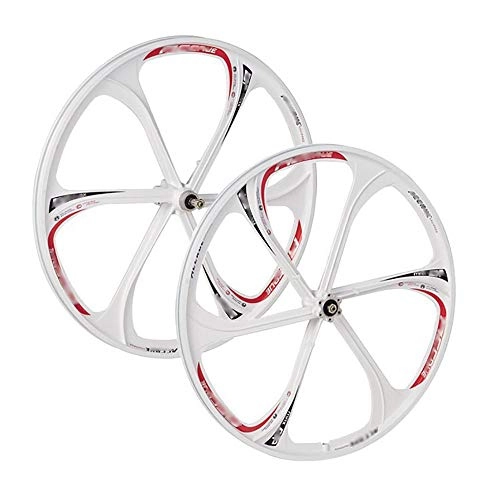 Mountain Bike Wheel : FHGH 26 Inch MTB Bike Wheel, Bicycle Wheel Set / Magnesium Alloy / 7, 8, 9 Speed / Molybdenum Steel Shaft / Mountain Bike Integrated Wheel / Disc Brake / American Nozzle