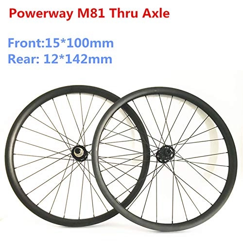 Mountain Bike Wheel : FidgetGear 26er Carbon wheelset Front:35mm width Rear:40mm mountain bicycle carbon wheel