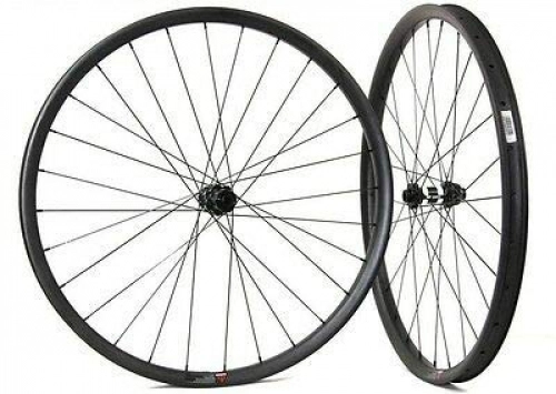 Mountain Bike Wheel : FidgetGear 29er carbon asymmetric mtb wheelset 36mm wide carbon wheels for XC mountain bike
