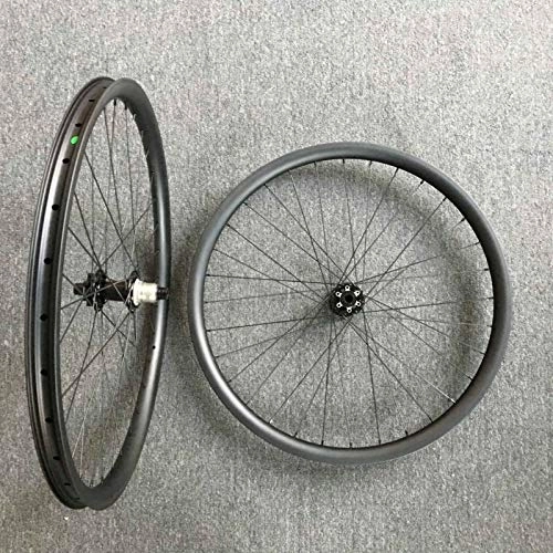 Mountain Bike Wheel : FidgetGear 29er Carbon wheelset 33mm width mountain bicycle tubeless wheels with SRAM XD