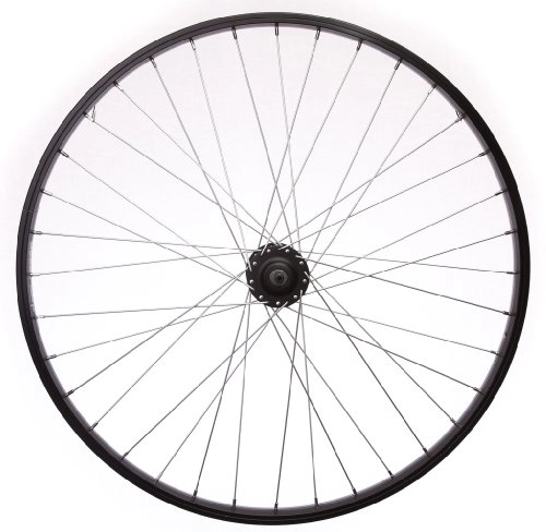 Mountain Bike Wheel : FireCloud Cycles Front 26" MTB BIKE WHEEL Quick Release (6 Bolt) Disc Brake Hub BLACK RIM