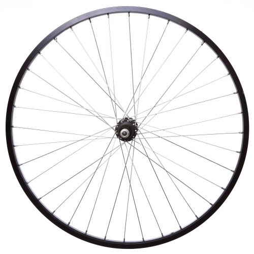 Mountain Bike Wheel : FireCloud Cycles Rear 26" Black Rim Solid Axle 5 / 6 / 7 Speed (freewheel) Bike Bicycle Wheel