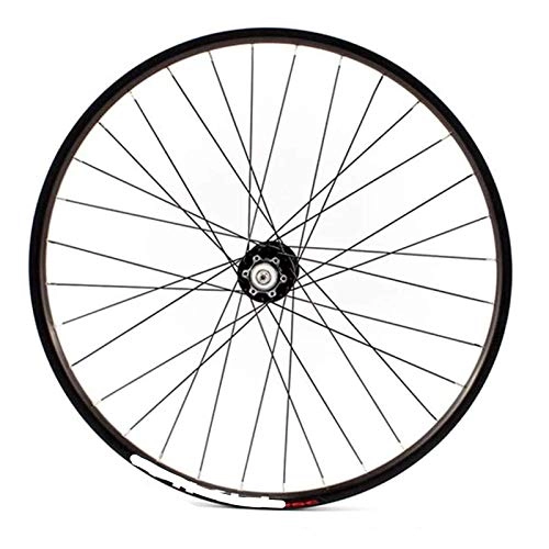 Mountain Bike Wheel : FREEDOH Mountain Bike Wheel Set 26 Inch 32 Holes 6061 Aluminum Alloy Disc Brakes Quick Release Wheelset MTB Cycling Front / Rear Wheels, Front Black