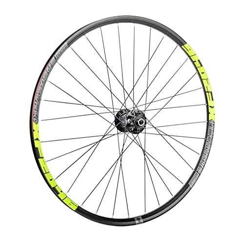 Mountain Bike Wheel : Front and Rear Bike Wheels Quick Release Mountain Bicycle Wheelset Ultralight Alloy MTB Rim Disc Brake 8-11 Speed, Black_26 Inch