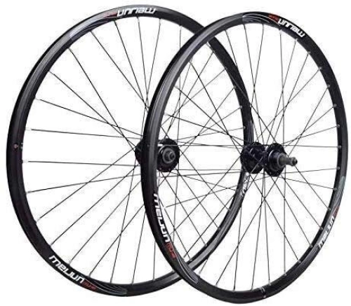 Mountain Bike Wheel : GAOTTINGSD Wheel Mountain Bike Bicycle wheelset 26 / 20 inches, bicycle wheel double-walled alloy wheel V brake / disc brake front and rear wheels 32 holes Fast release 7 / 8 / 9 / 10 Gesch (Color : 20in)