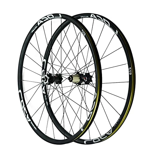 Mountain Bike Wheel : GAOZHE 26 / 27.5 / 29 Inch Bike Wheelset Disc Brake 24 Holes Mountain Bike MTB Rim Quick Release Ultralight Alloy Front and Rear Wheel 8 9 10 11 12 Speed (Color : Silver, Size : 29in)