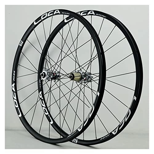 Mountain Bike Wheel : GUANMI 26 / 27.5 / 29inch PASAK MTB Mountain Bike Wheelset Sealed Bearing Disc Brake 6 Claws Wheel 11 / 12Speed Cassette 24H Bicycle Rim (Color : 29 titanium silver)