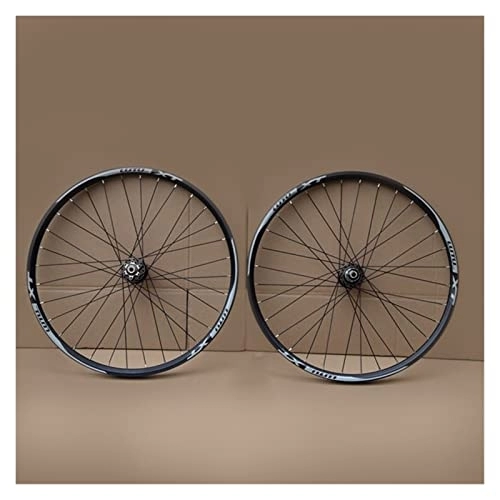 Mountain Bike Wheel : GUANMI Super Good Bike Wheelset MTB Mountain Bike 26 27.5 29er 32H Disc Brake 11 Speed 4 Bearings Bicycle Wheels Bike Part (Color : All black- 27.5)