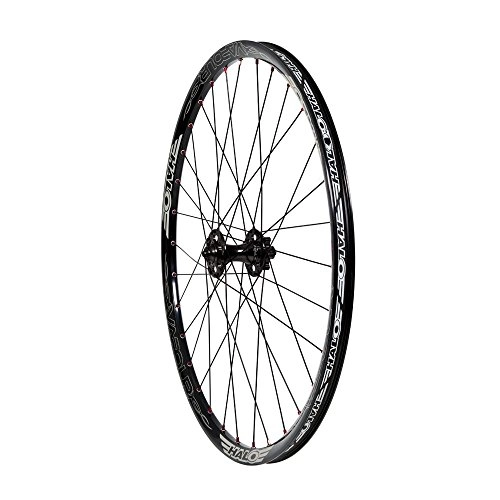 Mountain Bike Wheel : Halo Vapour 26" Front XC / Trail MTB Wheel SD6F Sealed Bearing hub Black