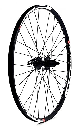 Mountain Bike Wheel : HBR KX Wheels: MTB 27.5" 650B Doublewall Q / R Cassette Wheel Rim Brake in Black (Rear)-BLACK -27.5