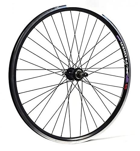 Mountain Bike Wheel : HBR KX Wheels: MTB 29" 29er Doublewall Q / R Screw On Wheel Rim Brake in Black (Rear)-BLACK -29