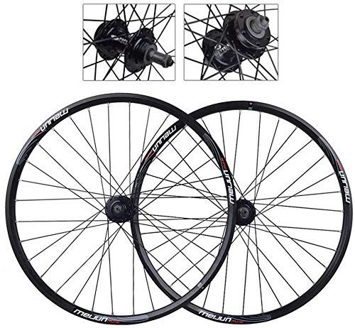 Mountain Bike Wheel : HJRD 20 / 26 inch wheel bicycle rear wheel double-walled aluminum alloy mountain bike wheelset disc brake quick release bicycle rim 7 8 9 speed cassette