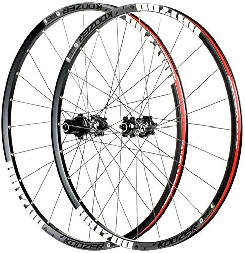 Mountain Bike Wheel : HJRD 26 / 27.5 inch mountain bike wheelset, disc brake Ultralight alloy wheel 24 holes Fast release 4 Palin for Shimano or Sram 8 9 10 11 speed