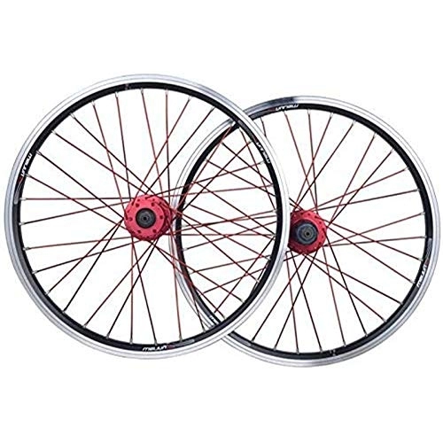 Mountain Bike Wheel : HJRD Mountain bike rims rear wheel, 26 inch bicycle wheelset double wall Quick release rim V-brake disc brake 32 holes 7-8-9-10 speed