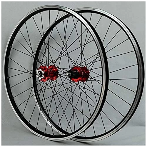 Mountain Bike Wheel : HJXX 26 Inch MTB Bike Wheelset, Bicycle Wheels Rear Wheel Front Wheel, Mountain Bike Wheelset, For Double Layer Alloy Wheel Sealed Bearing Washers