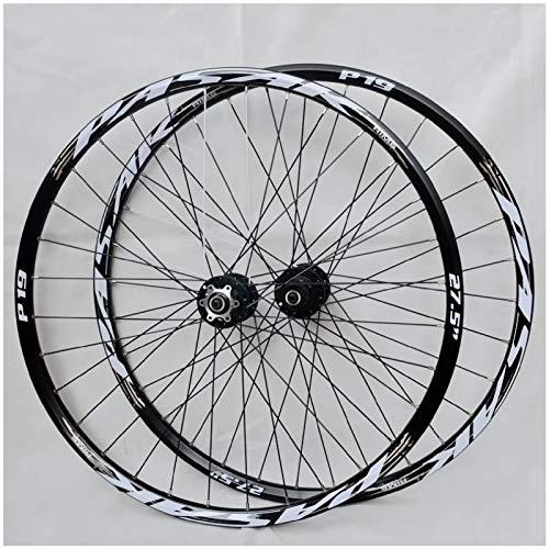 Mountain Bike Wheel : JAMCHE 26" 27.5 inch MTB Bicycle Wheelset Double Wall Alloy Bike Wheel 29er Hybrid / Mountain Rim Compatible 7 / 8 / 9 / 10 / 11 Speed Rim