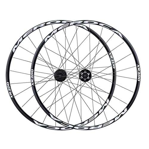 Mountain Bike Wheel : JAMCHE MTB Bicycle Wheelset 26 u201d27.5 Inch, Aluminum Alloy Hybrid / Mountain Rim QR 9x100mm Disc Brake Wheels 5 Bearings for 8 / 9 / 10 / 11 Speed