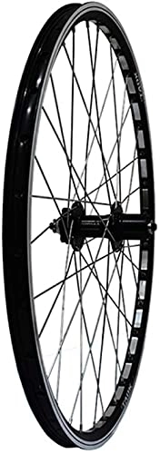 Mountain Bike Wheel : KANGNING Bike Wheel Set 26 Inch MTB Front And Rear Wheel Double Wall Alloy Rim Disc / V- Brake 7-11 Speed Palin Hub Quick Release 32H Bike Wheel-Black hub rear Well