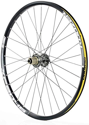 Mountain Bike Wheel : Knoijijuo Bicycle Rear Wheel 26 / 27.5 inch MTB wheels Double Wall Rim ATV Racing QR Brake Disc 32H At 8 9 10 11 Speed, Gray, 27.5inch