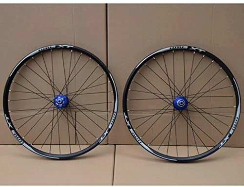 Mountain Bike Wheel : L&WB Bicycle Parts Dresses MTB Bicycle Wheelset for Mountain Bike Double-Walled Light Metal Rim Disc Brake 7-11 Speed Card Hub Sealed Warehouse QR 32H, D, 27.5in