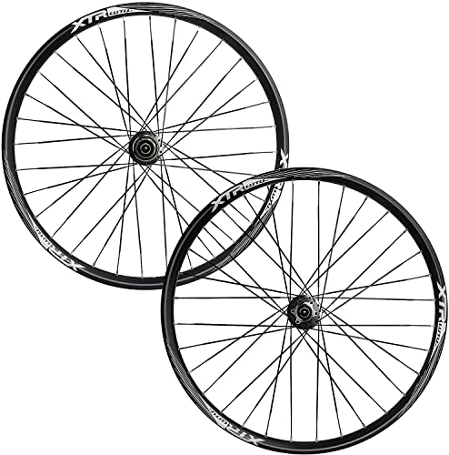 Mountain Bike Wheel : L&WB Bicycle Parts Wheels MTB Bicycle Wheelset 26" / 27.5" / 29"For Mountain Bikes Double-Walled Light Metal Rim Disc Brake 7-11 Speed Card Hub Sealed Warehouse QR 32H, White, 26in
