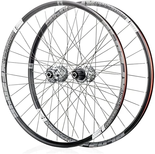 Mountain Bike Wheel : L&WB Double-Walled Bike Wheelset for 26 27.5 29 Inch MTB Rim Disc Brake Fast Release Mountain Bike Wheels 24H 8 9 10 11 Speed, F, 29in