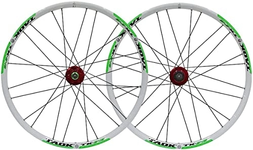 Mountain Bike Wheel : L&WB Mountain Bike Disc Brakes Wheelset Bicycle Quick Release Wheel 24 Inch MTB Rim 1836G 24 Hole Hub for 7 / 8 / 9 / 10 Speed Cassette, B
