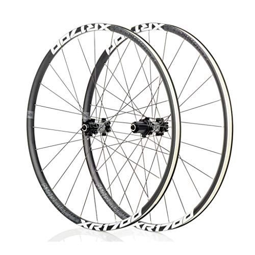 Mountain Bike Wheel : LBBL Bike WheelsetQuick Release 700c Rear Wheel Hybrid 8 / 9 / 10 / 11 Speed V-Brake Hybrid Mountain Bike Black 24H (Color : D, Size : 29inch)