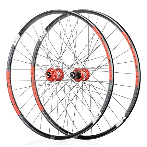 Mountain Bike Wheel : LBBL Front Wheel MTB Bike REAR Wheel 29" Wheels Bike Alloy Wheel Set Disc Rim Brake 8 / 9 / 10 / 11 speed Sealed Bearings Hub Quick Release (Color : D, Size : 26)
