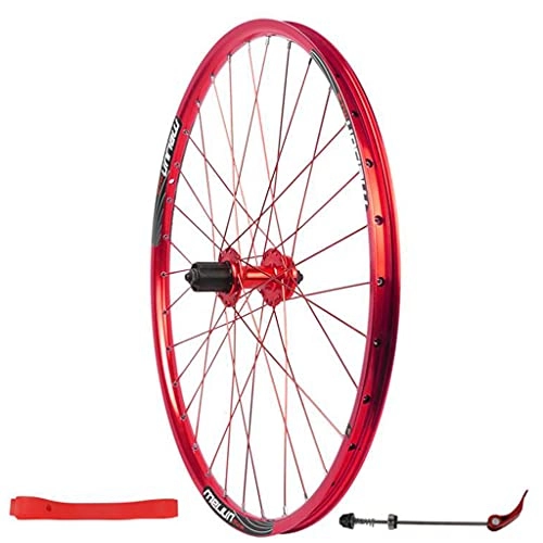 Mountain Bike Wheel : LDDLDG Mountain Bike Rear Wheel 26" Bicycle Rim Cycling Wheels Disc Brake 32 Holes MTB Wheel 7 / 8 / 9 / 10 Speed Quick Release Axles Bicycle Accessory(Color:red)
