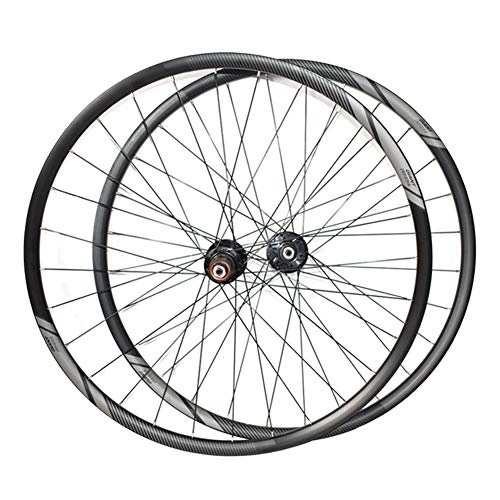 Mountain Bike Wheel : LI-Q 700C Wheel Road Bike Rim Double Wall Quick Release Hub V Brake 27 inch