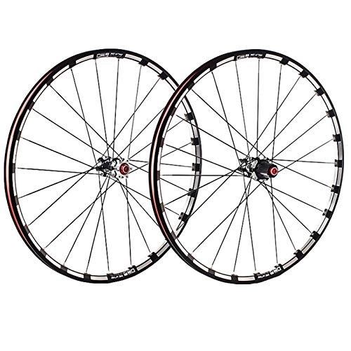 Mountain Bike Wheel : LICHUXIN 26 / 27.5 / 29 Inch Carbon Fiber Hub Mountain Bike Wheelset MTB Front Rear Wheel 5 Bearing Double Wall 7 8 9 10 11 Speed Cassette (Color : Quick Release, Size : 29inch)