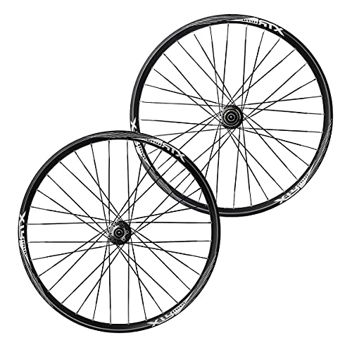 Mountain Bike Wheel : LICHUXIN 26 Mtb Wheelset Mountain Bike Wheelset 26" High Strength Aluminum Alloy Disc Brake Bike Wheels 32H Low-Resistant Flat Spokes Bike Wheel fit 8 9 10 11 Speed Cassette