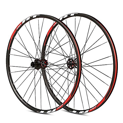 Mountain Bike Wheel : LIDAUTO 27.5" Mountain Bike WheelSet Wheels Front / Rear 28 Holes Clincher R3.0 8 / 9 / 10 / 11 Speed Flywheel