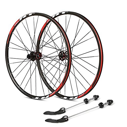 Mountain Bike Wheel : LIDAUTO Mountain Bike MTB Wheelset Aluminum Alloy 27.5" Hub Bearings Wheels Rim Competition Profession